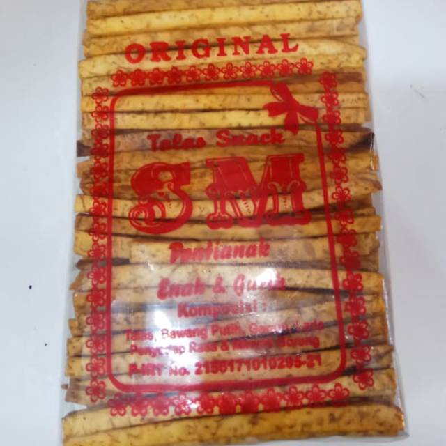 

Ready Keripik Stick Talas SM asli Pontianak ukuran besar Best Seller