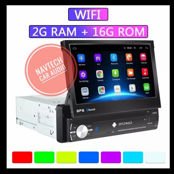 NEW HEAD UNIT ANDROID 7 INCH SINGLE DIN UNIVERSAL ORIGINAL TERBARU