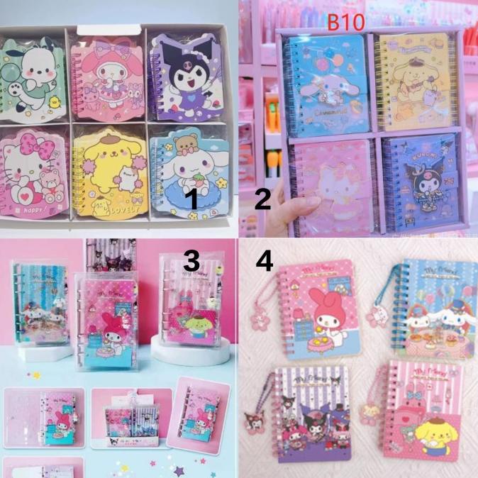 

BARANG TERBARU !!! SANRIO NOTEBOOK MINI NOTES MEMO BUKU CATATAN DIARI KECIL - TERLARIS