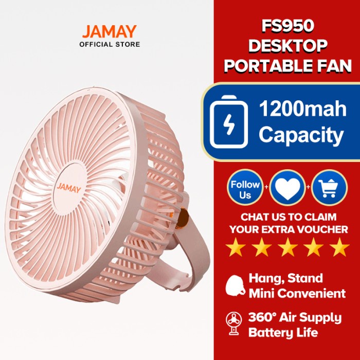 TERBARU FS950 Kipas Angin LED ROBOT USB Portable Mini Fan Kipas Gantung /KIPAS ANGIN MINI/KIPAS