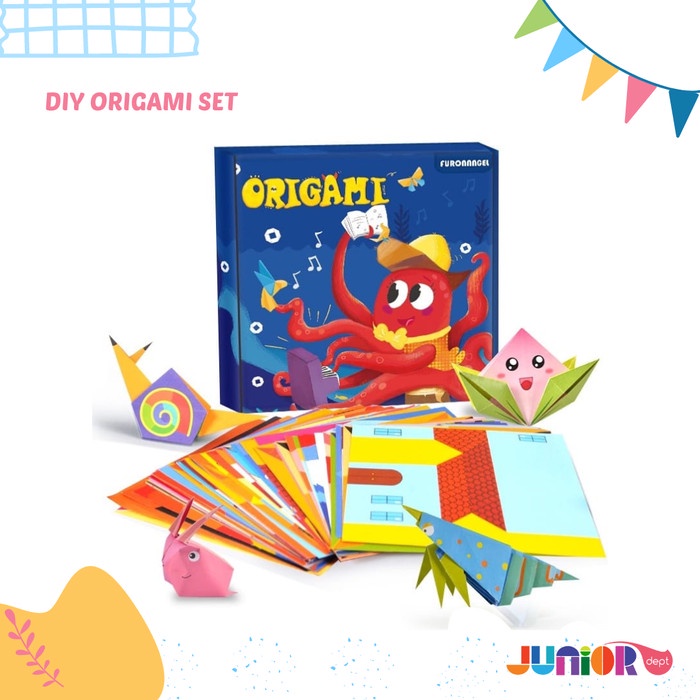 

Diy Origami Set / Prakarya Anak / Kertas Lipat