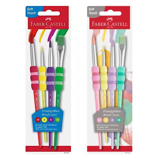 

BARANG TERBARU !!! FABER CASTELL GRIP BRUSH BRIGHT PASTEL SET KUAS LUKIS DENGAN BANTALAN - TERLARIS