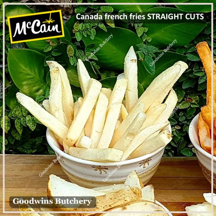 

McCain french fries STRAIGHT CUT 3/8" 1cm kentang goreng frozen Canada