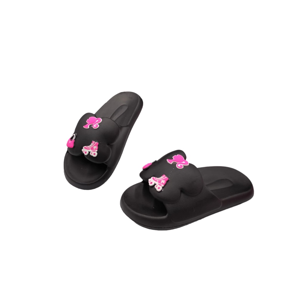 Sandal Slip On karet Jelly Barbie Wanita Dewasa Anti slip Size 36-40 9015-4