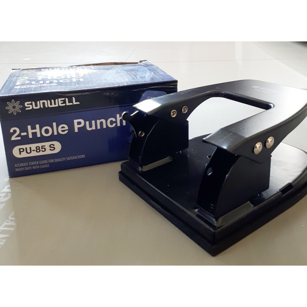 

Pembolong Kertas/Punch Pu-85S Sunwell 2 Lubang Pelubang Kertas
