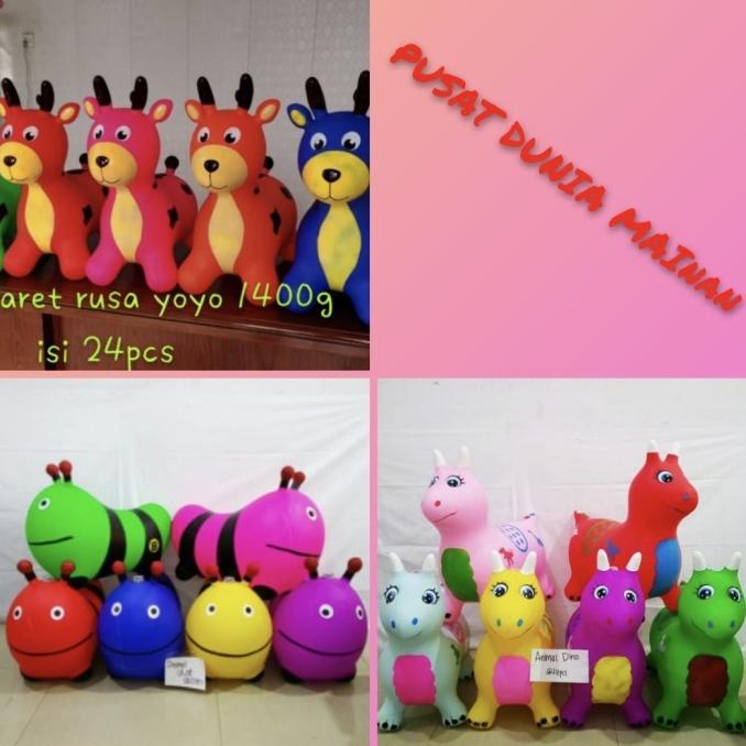 animal jumping ULAT,RUSA YOYO, DINO