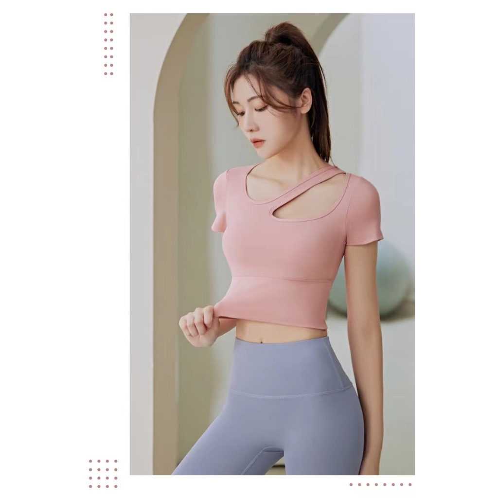 Hoho_Hwang (S-15) Baju Sport Fashion Olahraga Sport Bra Crop Top