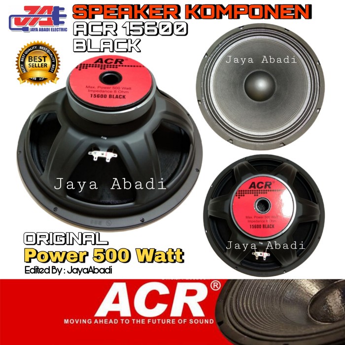 Promo Speaker Komponen Acr 15600 Black 15 Inch Original