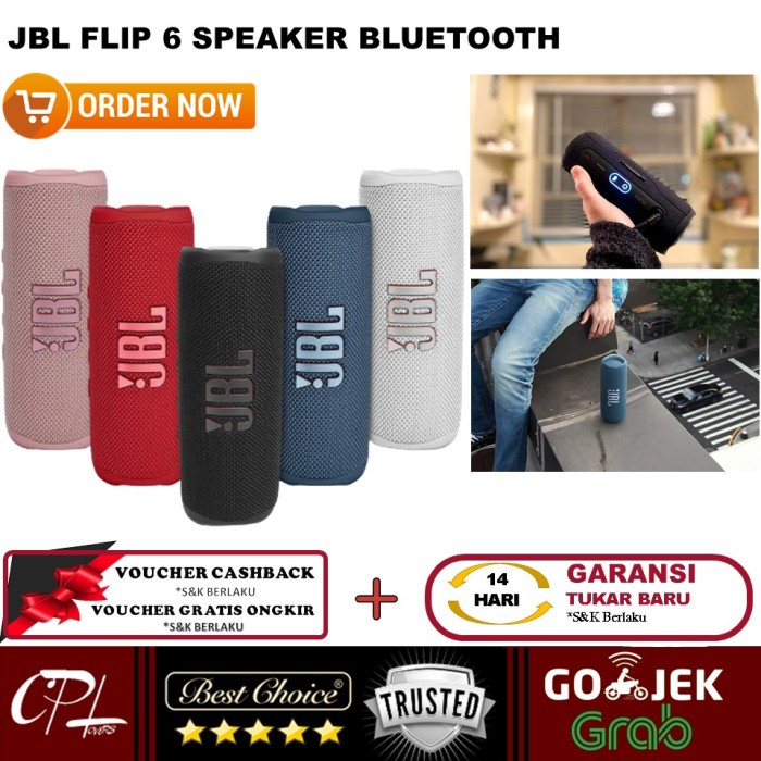 Jbl Flip 6 Bluetooth Speaker Flip6 Portable