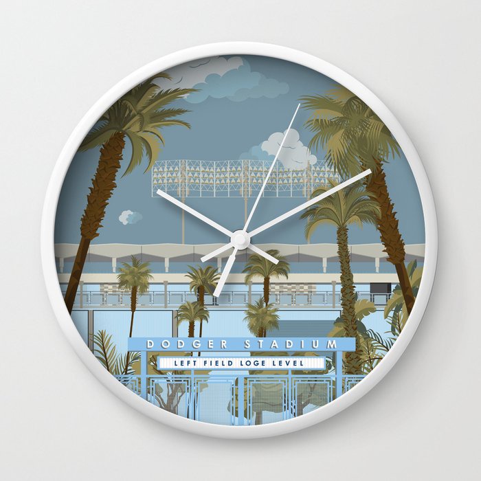 Jam Dinding Pemandangan Gerbang Stadion Dodger