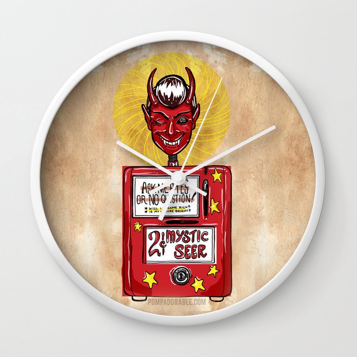 Jam Dinding Peramal Mistik Twilight Zone