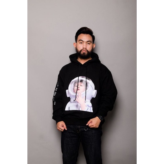 ADLV ASTRONAUT BLACK HOODIE