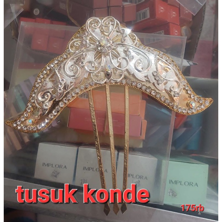 Acc Pengantin Tusuk konde kuningan