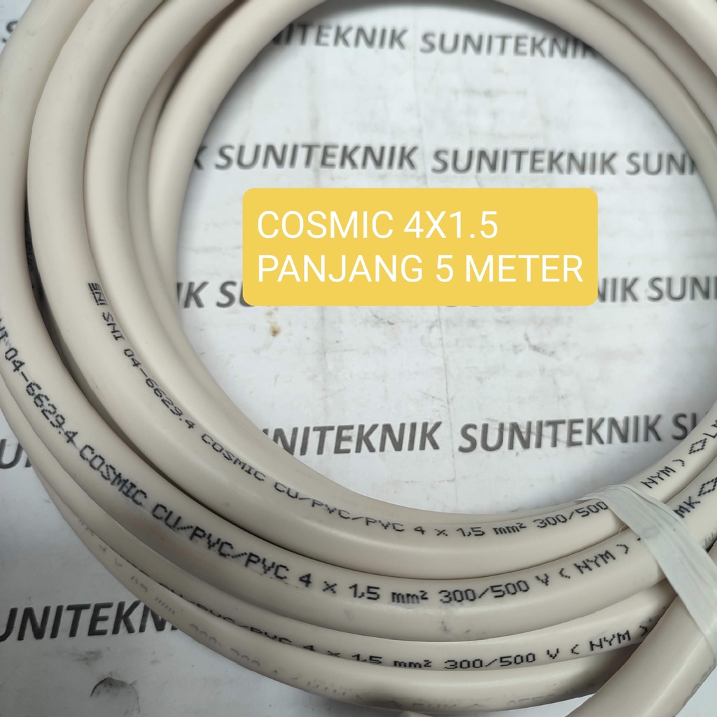 CABEL NYM - KABEL NYM 4 X 1.5 PANJANG 5 METER COSMIC