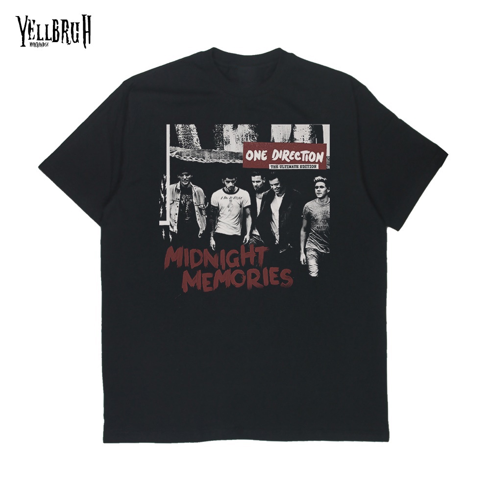 Yellbruh Merchandise T-shirt One Direction Midnight Memories Cotton Combed Unisex Tees Baju Kaos