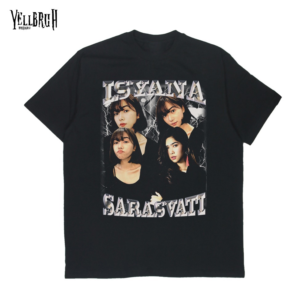 Yellbruh Kaos Isyana Sarasvati Vintage Tee Baju Kaos