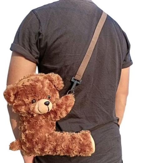 Limited - TAS SELEMPANG ANAK BONEKA BERUANG / TAS KOREA BERUANG