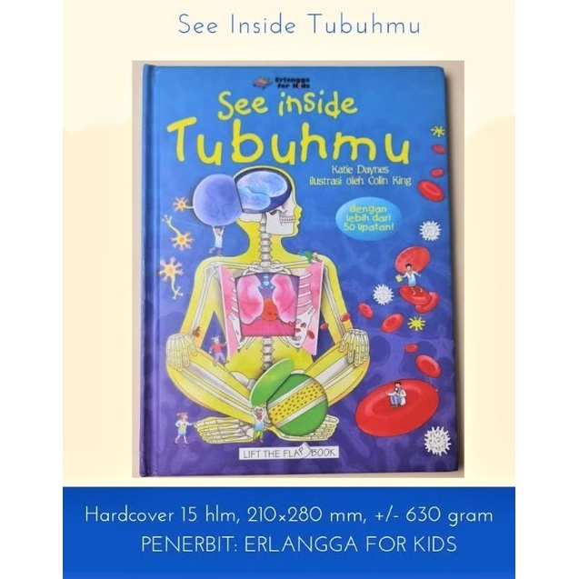 Promo See Inside Tubuhmu Buku Edukasi Sains Lift The Flap Terjemahan Usborne