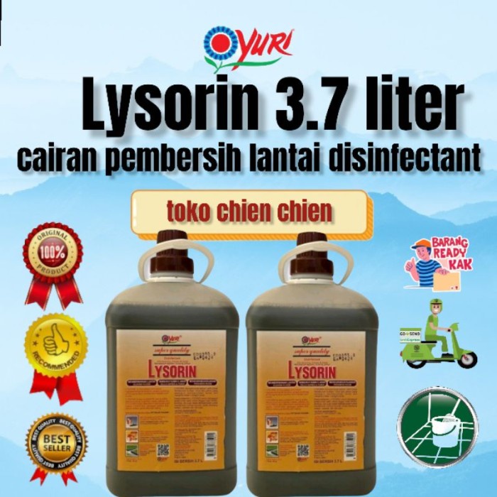 Terlaris Wrs-121 Yuri Lysorin 3.7 Liter Desinfektan