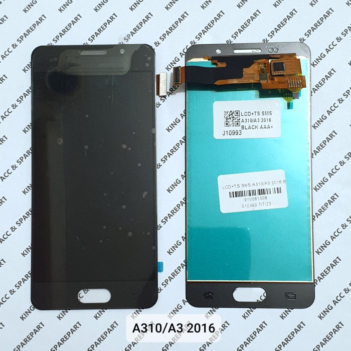 LCD SAMSUNG A310 A3 2016 ORI AA BLACK AND WHITE