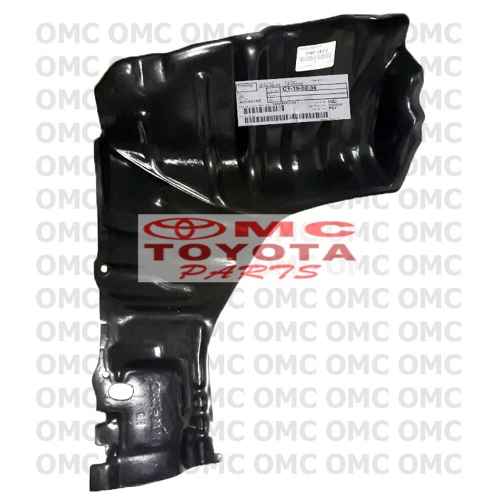 Cod Tutup Cover Deck Dek Bawah Mesin Engine Kanan Soluna 51441-0A010 Kode Hm175