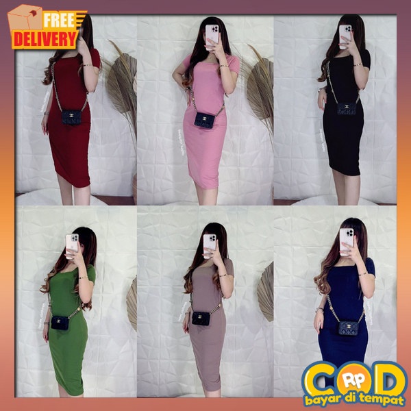 Deres Murah Dress Cewe Kondangan Buju Rok Terusan Bsju Sress Korean Style Dreas Gaun Natal Dres Gahu