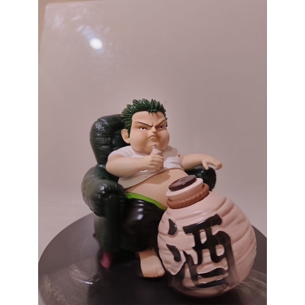 (one piece) (box) action figure anime statue zoro gendut
