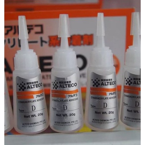 

✨Sale Alteco Lem D 20Gr / Instant Glue / Power Glue / Lem Mika 1 Box 50 Bot Terbatas