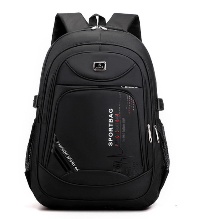 tas TAS RANSEL PRIA WANITA SPORTY IMPORT / SPORT BAG - Hitam(D3H2) tas pria distro gratis ongkir ter