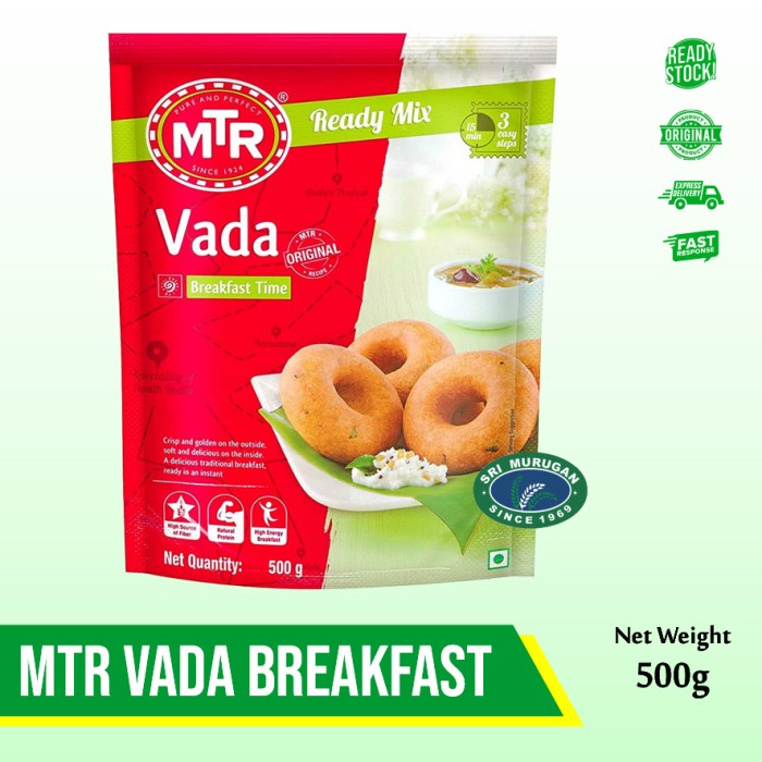 

$$$$] MTR VADA BREAKFAST 500G