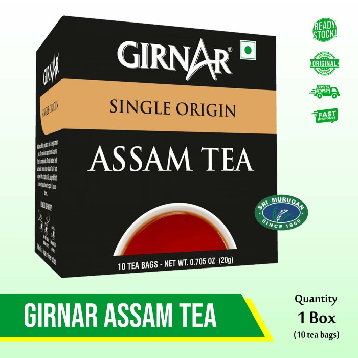 

$+$+$+$+] GIRNA ASSAM TEA 10TEA BAGS 20G