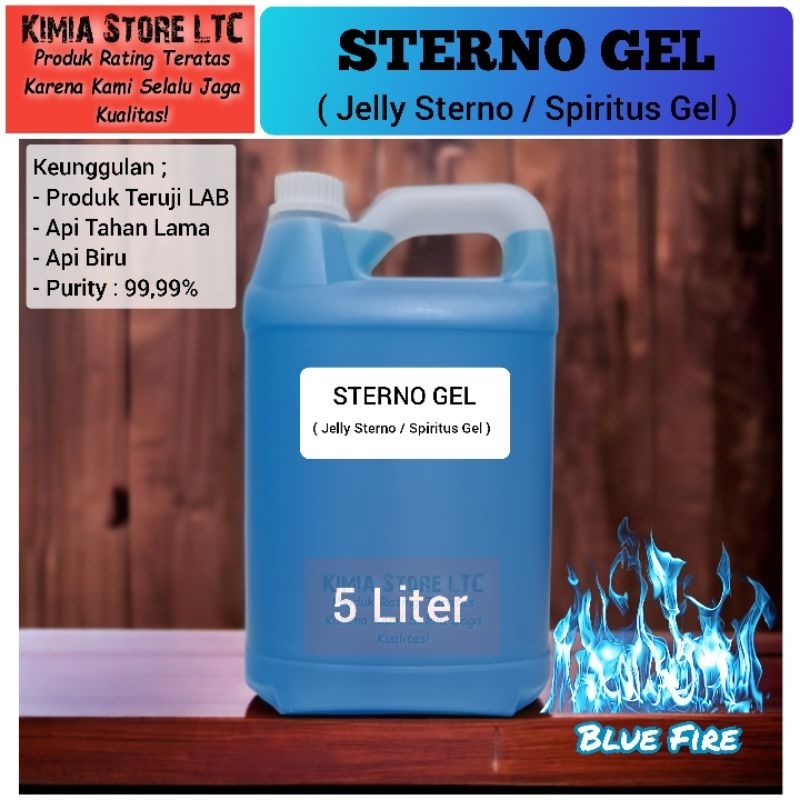 Sterno Gel 5 Liter / Isi Ulang Sterno Gel / Jelly Sterno / Spiritus Gel