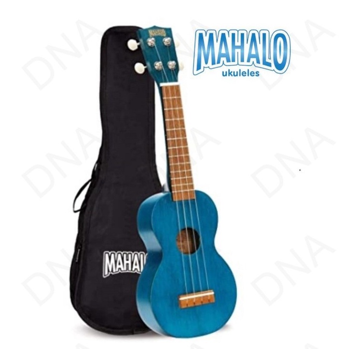 Ukulele - Ukulele Soprano + Bag Mahalo Mk1-Tbu Transp. Blue - Original
