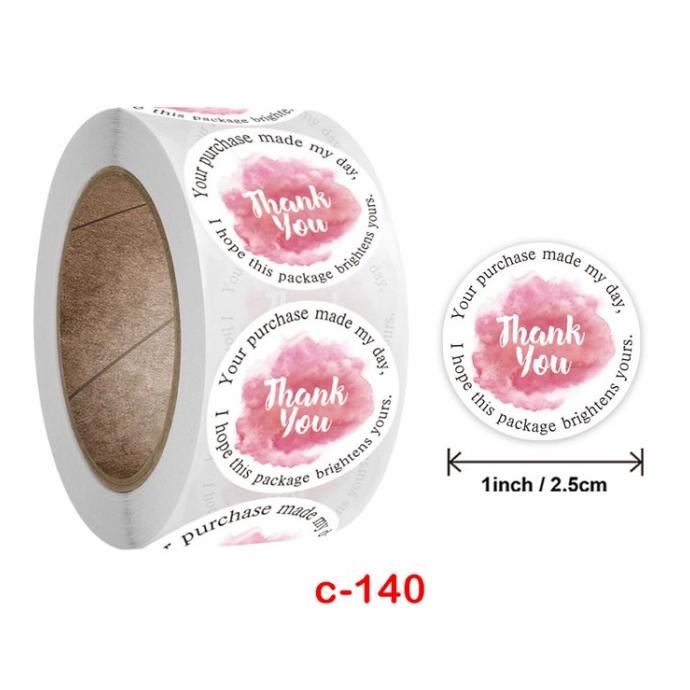 

Sticker Thank You For Your Purchase Isi 500 Stiker Paket Online Murah Berkualitas