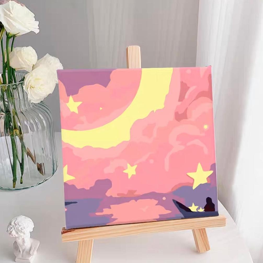 

Terlaris [Haru] Paint By Number Kit Canvas Diy Floral Scenery Kanvas Lukis Set Menggambar Melukis Hot Sale