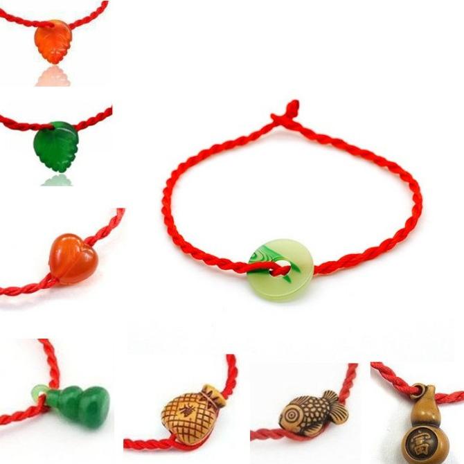 

New Gelang Tali Merah Murah Lucky Charm Jimat Keselamatan Benang Merah Limited Edition