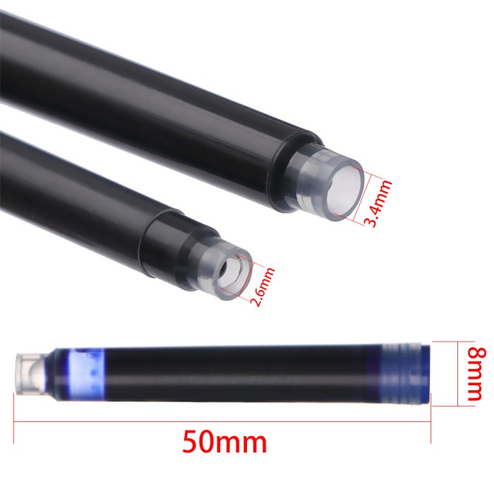 New Pulpen Fountain Tinta Isi Ulang Pengganti/Fountain Pen Refill High Quality