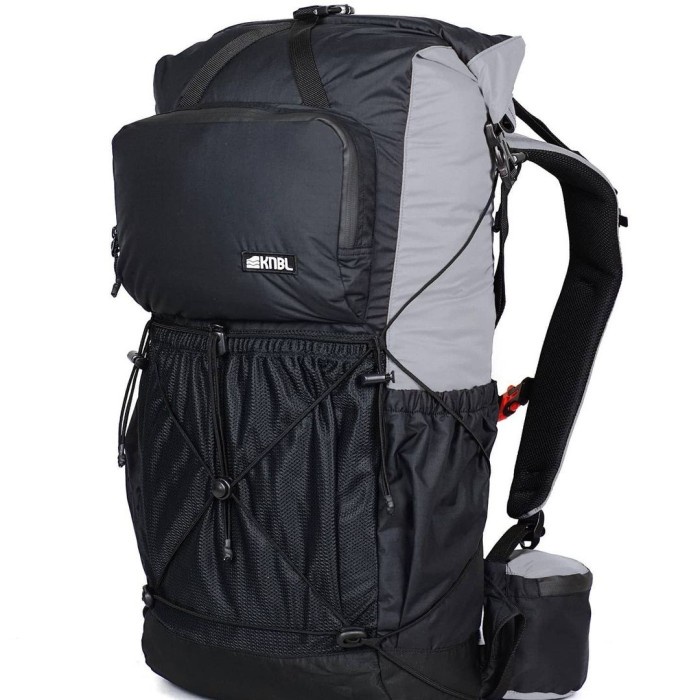 {Shop} KNBL Kamelberg Ultralight Backpack Frameless dengan Slot ter bladder - Abu-abu Diskon