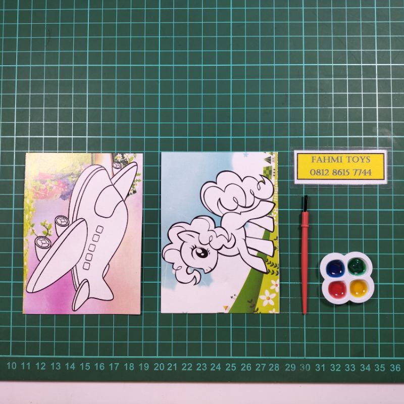 

50Pcs Cat Air Kecil Mewarnai Cat Air Ukuran 8 11 Cm