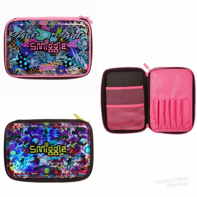 

Smiggle Galaxy Double Hardtop Pencil Case Original Stok Terbatas