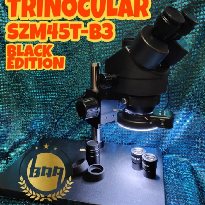 Yodhoba Mikroskop Trinokuler Black Edition