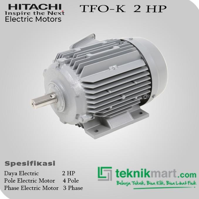 Dinamo Motor / Electro Motor Hitachi 2Hp 3Phase 4Pole (1500 Watt)