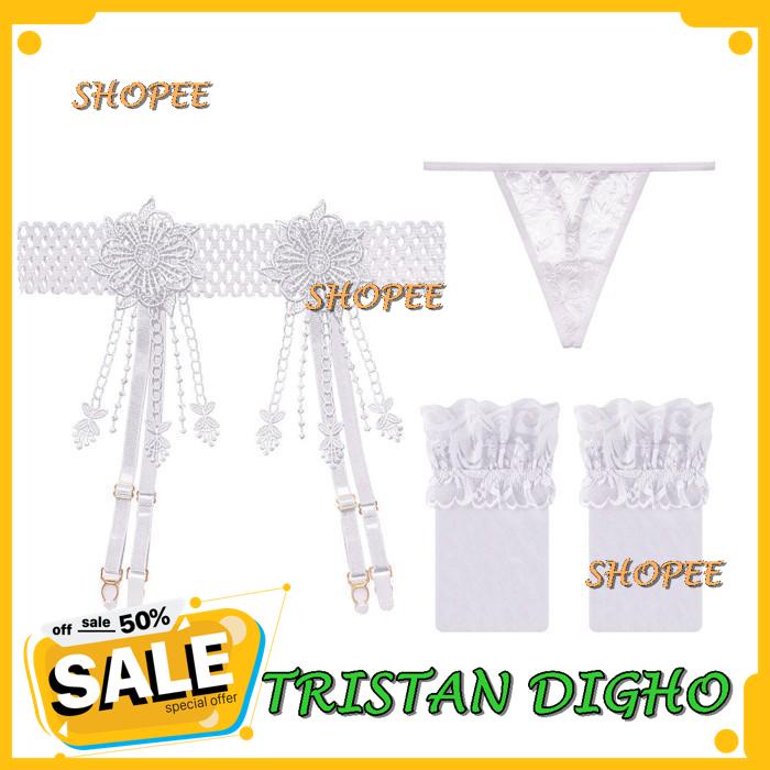 LINGERIE SEXY OPEN CROTCH G STRING RENDA LINGERIE SET STOCKING T / LINGERIE SEXY OPEN CROTCH G STRIN