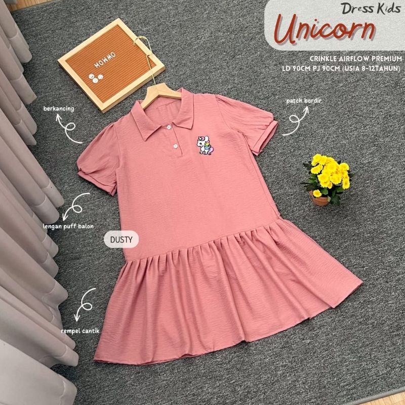 Unicorn dress kids by Mowmo
