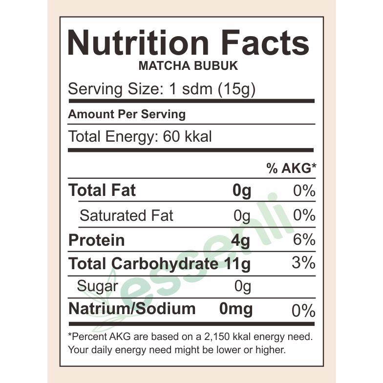 

Terbaru - Pure Matcha Powder Japan / Bubuk Matcha Murni