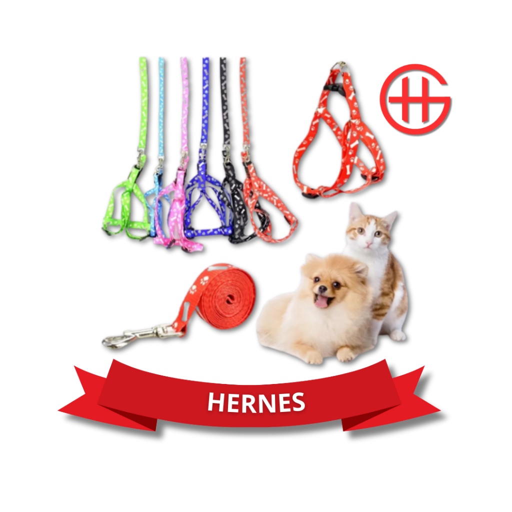 GH Tali Tuntun HERNES Lucu | Tali Kucing untuk Jalan | Panjang Kuat & Murah