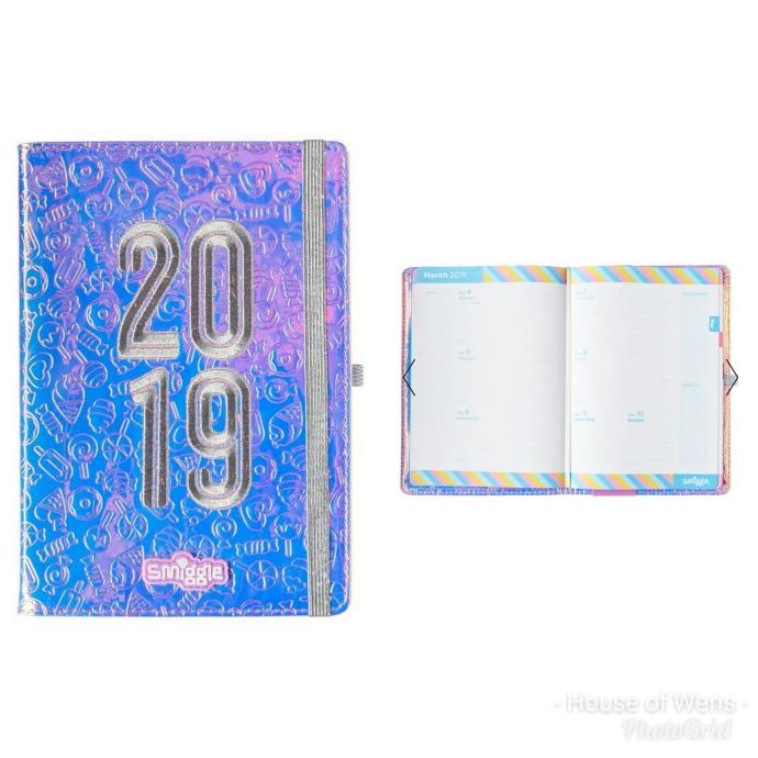 

New Smiggle A5 Weekly Diary - Diary 2019 Smiggle Stok Terbatas