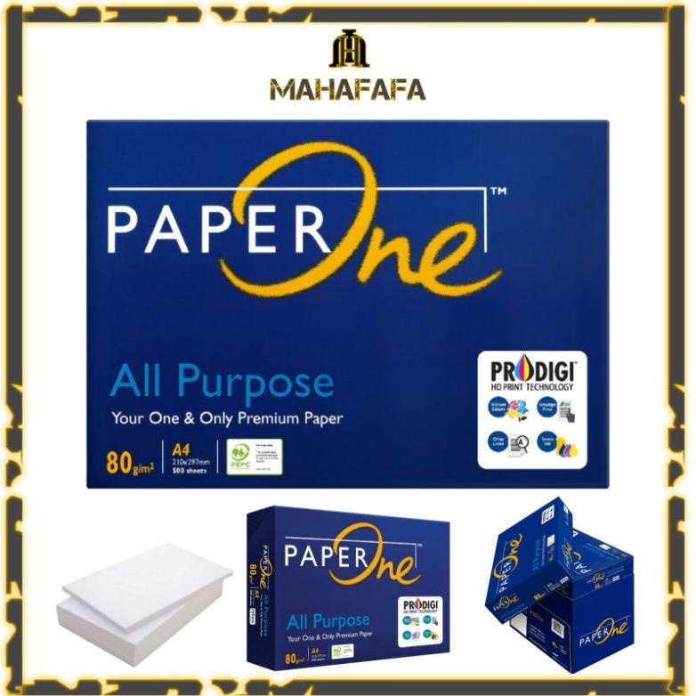 

New Kertas A4 80 Gram PaperOne 250 Lembar 1 Kg !!