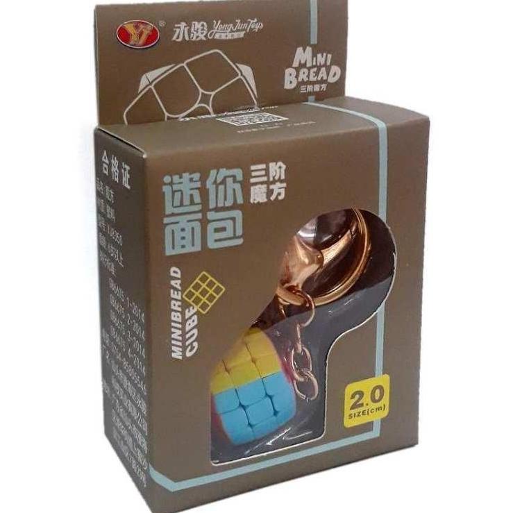 Promo - Rubik 3x3 - Yongjun Mini Bread 3x3 - Yongjun 3x3 Mini Bread - Yongjun Mini Bread 2.0cm Stick