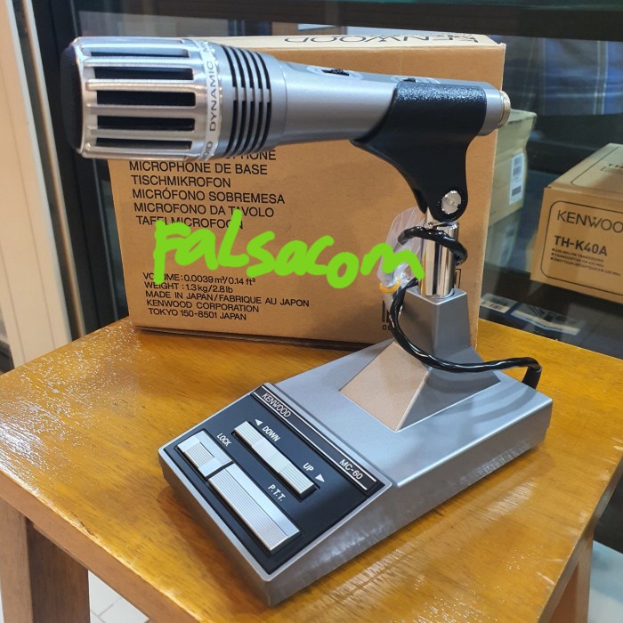 {NurulShop} hand mic kenwood mc-60A /mic rig kenwood 8 pin Murah
